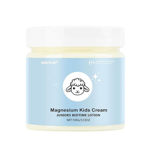 Magnesium Lotion for Kids - Magnesium Lotion for Sleep - Soothing Relief & Relaxation - Topical Magnesium Cream Helps Kids Stay Calm at Bedtime and During The Night - Without Melatonin
