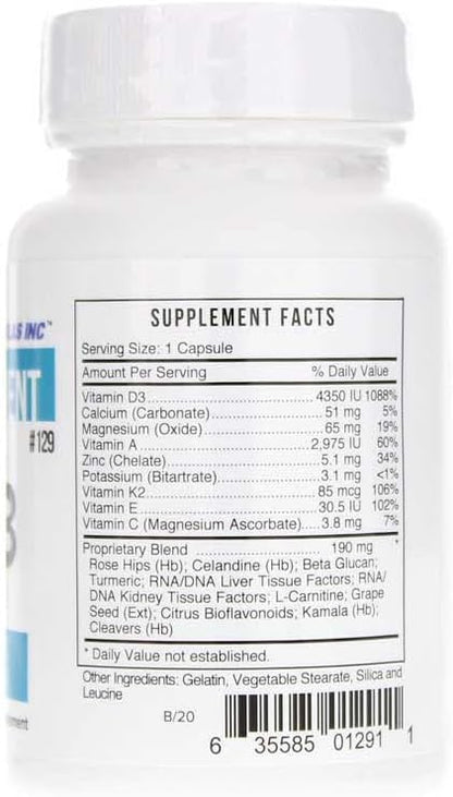 Systemic Formulas DV3 BioNutriment Vitamin D3 Plus Immune Support