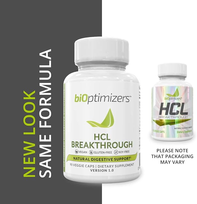 BiOptimizers - P3-OM (60 Capsules) and HCL Breakthrough (90 Capsules) Supplement Bundle