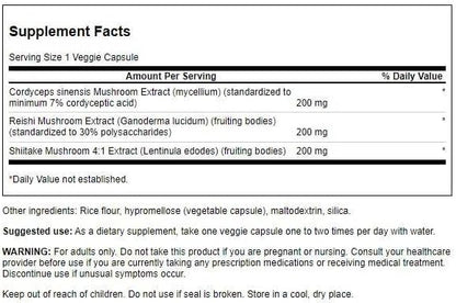 Swanson Cordyceps Complex 60 Veg Capsules
