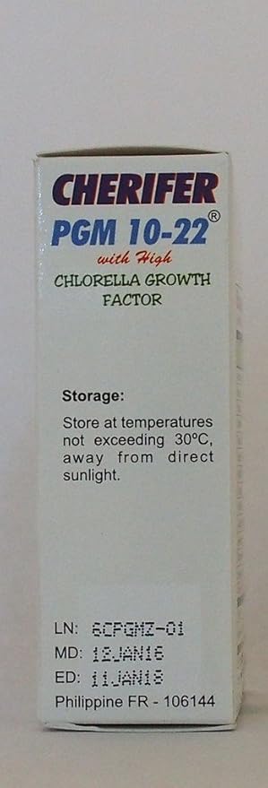 CHERIFER Capsule with Zinc, Double Chlorella Growth Factor & Taurine PGM 10-22 (30 Capsules)