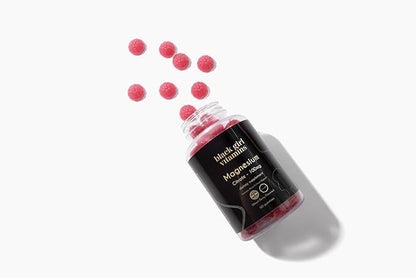 Black Girl Vitamins - Magnesium Gummies, for Sleep, Immunity, and Bone Support. Magnesium Citrate Supplement with (100mg) per Serving, Gluten-Free (Mixed Berry). 60ct