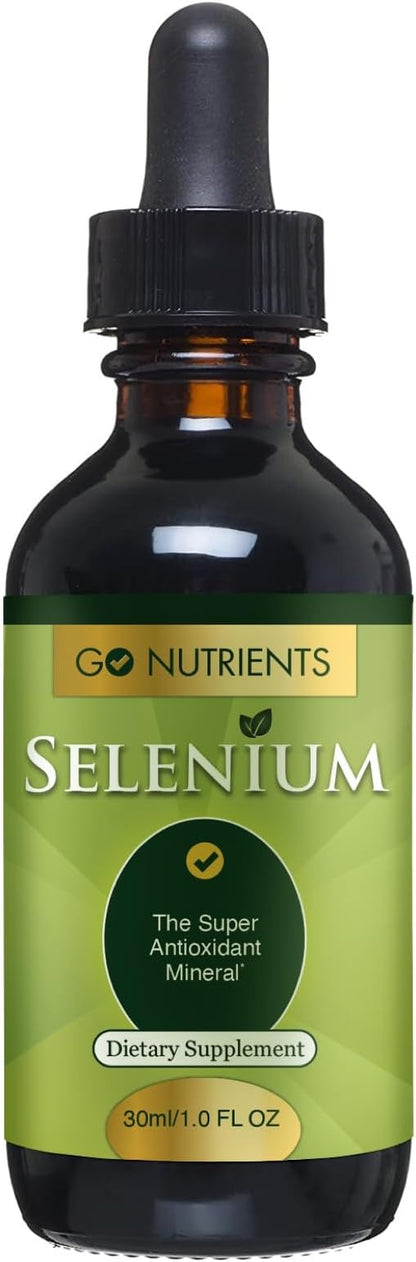 Go Nutrients Thyroid Support Bundle - Iodine Edge, Selenium, Thyroid Support – Promotes Thyroid Health, Energy and Vitality Boost, Cognitive Function & Immune Defense, Liquid Drops for Men & Women