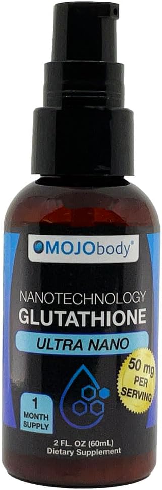 Nano Glutathione 2oz Spray Bottle: Elevate Your Health with 100% Absorption Ultra Nanotechnology Glutathione Master Antioxidant