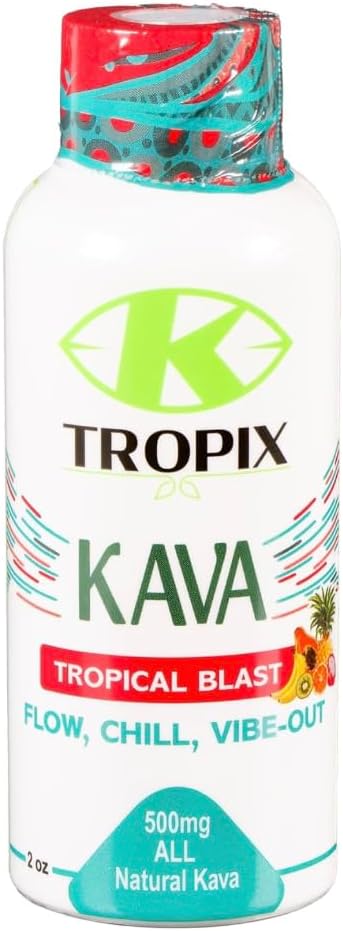 Kava Root Extract Shots, Traditional Pacific Islands Relaxation Drink, Ready-to-Drink Calming Supplement