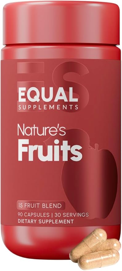 Fruits Supplements | Fruit Supplement to Find Balance | of Nature, Fruit Capsules for Adults, Simply Natures Superfood | 90 Count, 1 Mo Set