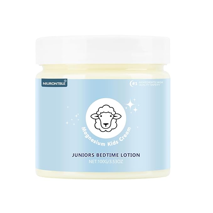 Magnesium Lotion for Kids - Magnesium Lotion for Sleep - Soothing Relief & Relaxation - Topical Magnesium Cream Helps Kids Stay Calm at Bedtime and During The Night - Without Melatonin（3.53 oz）