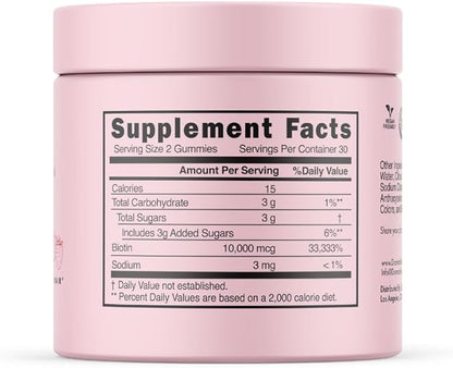 Donna's Recipe by Tabitha Brown Vegan Biotin Hair Vitamin Gummies