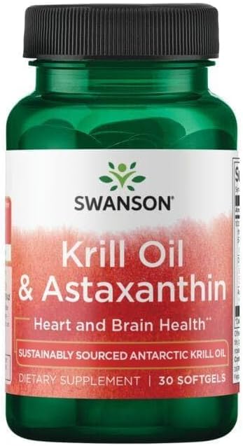 Swanson EFA Krill Oil & ASTAXANTHIN 30 SGELS