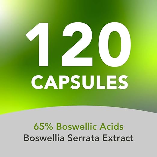 AMANDEAN Boswellia Serrata Extract. 500mg 120 Veggie Capsules. 65% Boswellic Acids with AKBA. Indian Frankincense Inflammation Supplement. Joint Health Support. (Packaging May Vary)