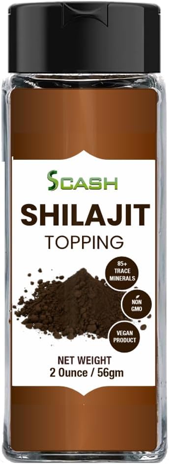scash 600 Servings Shilajit Dry Extract Supplement Powder, 5.3 Ounce /150g, Shilajit Pure Himalayan Mineral with Fulvic Acid, Fulvic Minerals Compound for Energy Supplemen (2 Ounce)