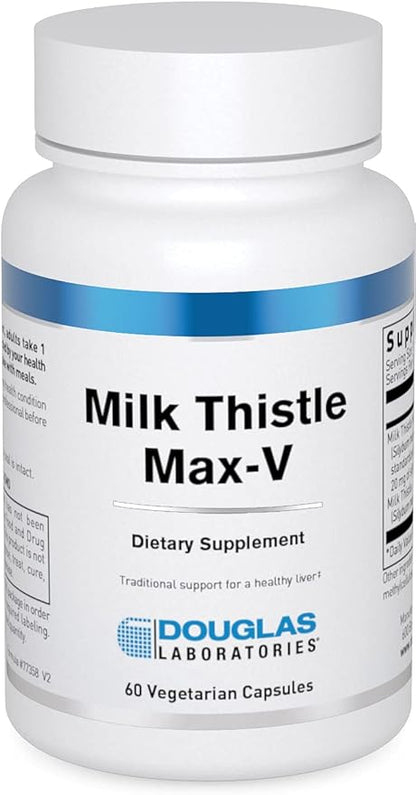Douglas Laboratories Milk Thistle Max-V | Standardized Herbal Extract for Liver Support | 60 Capsules