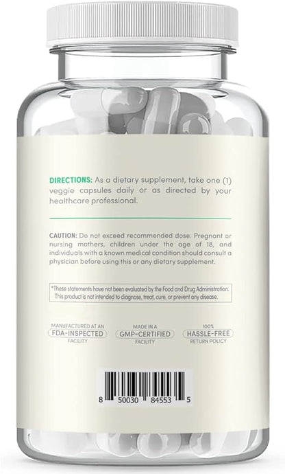 Vitamin B3 Nicotinamide 500mg - High Absorption Form of Vitamin B3 Niacin Flush Free for Hear Skin Brain and Energy Support - NAD Precursor - Made in a cGMP American Facility (180 Servings)