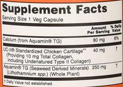 NOW Supplements, UC-II Type II Collagen, 120 Veg Capsules