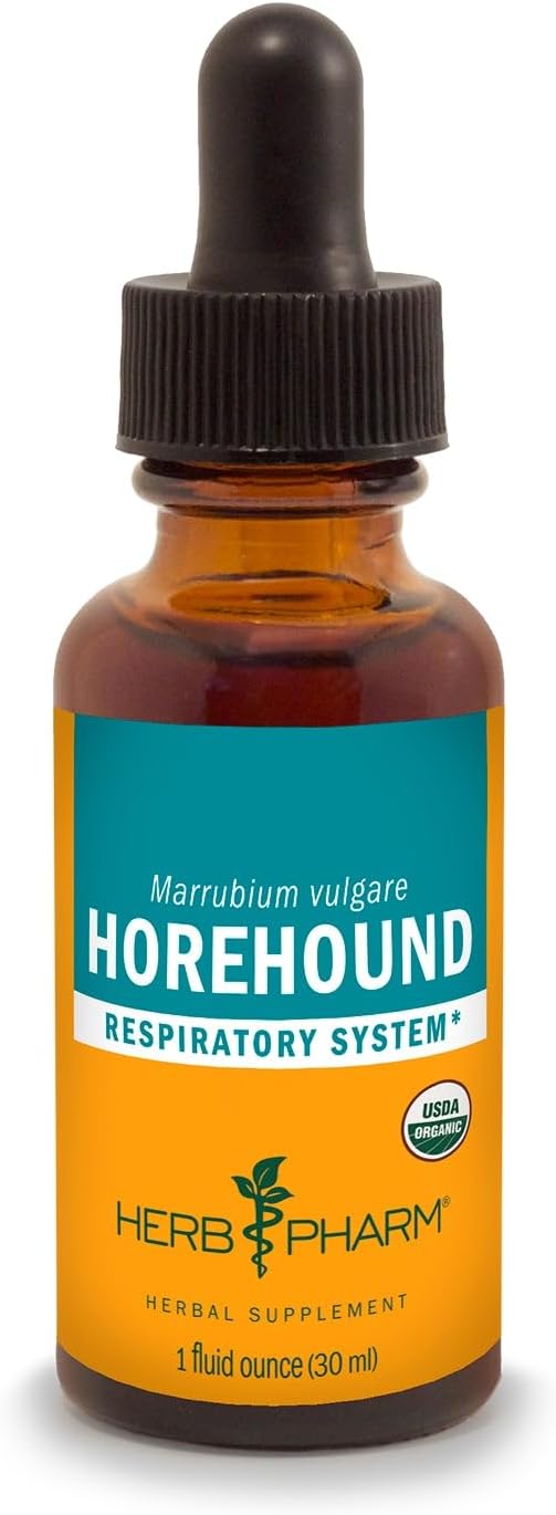 Herb Pharm Horehound Liquid Extract for Respiratory System Support - 1 Ounce