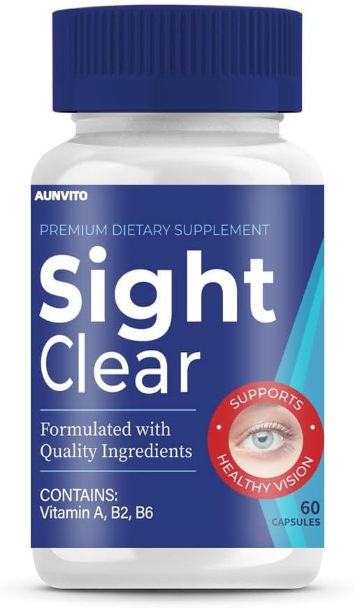 New Sight-Clear Pills,SightClear 60 Capsules for 30 Days, Sight-Clear Capsules Supplement for Vitamin(1 PC)