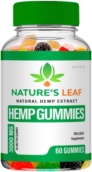 Xevich Nature’s Leaf Gummies - Nature’s Leaf Hemp Gummies (Single, 60 Gummies)