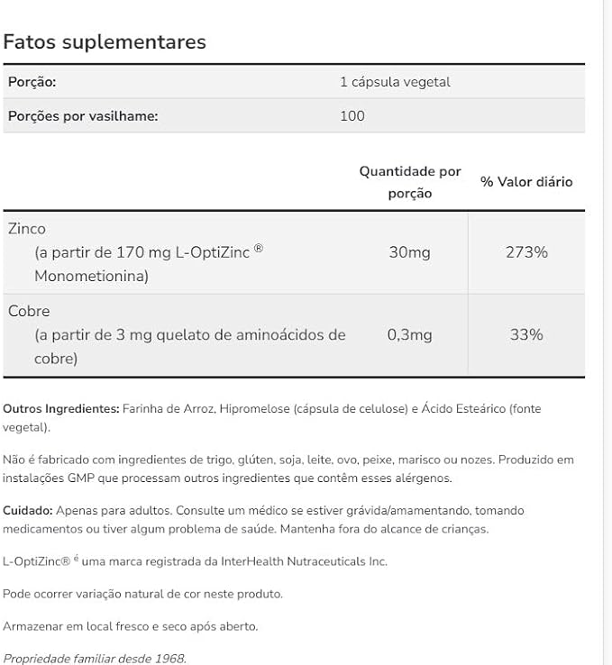 Now Foods: L-Optizinc Immune Support 30 mg, 100 Caps (2 pack)