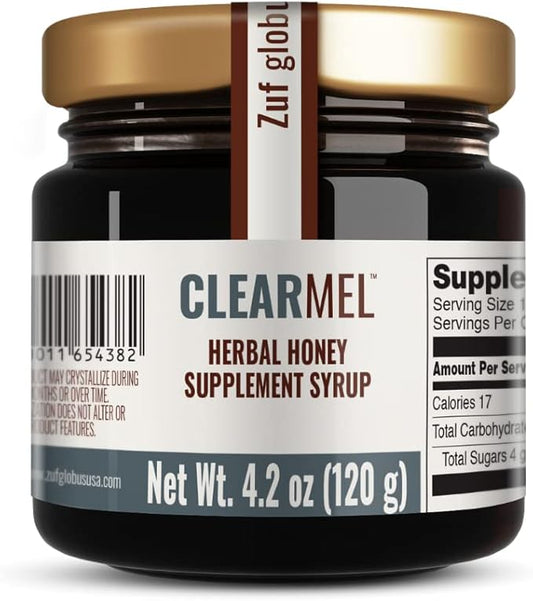 Zuf Globus: ClearMEL Honey Supplement Ideal for Smokers | Respiratory Support | Antioxidant | The Honey That’s More (4.2 oz)