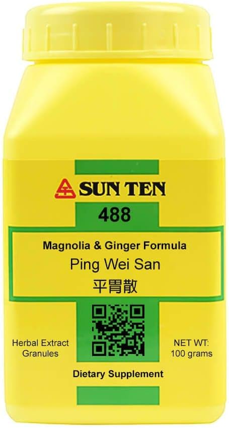 Sun Ten - Magnolia & Ginger Formula Granules/Ping Wei San/平胃散
