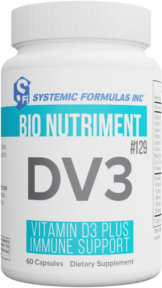 Systemic Formulas DV3 BioNutriment Vitamin D3 Plus Immune Support