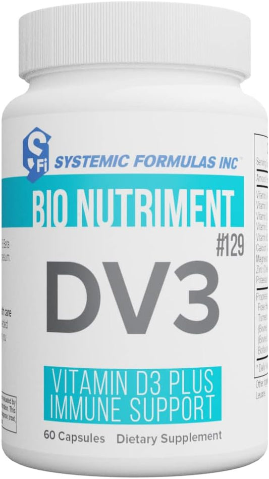 Systemic Formulas DV3 BioNutriment Vitamin D3 Plus Immune Support