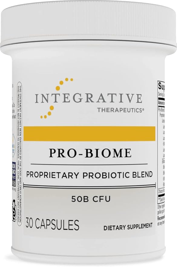Integrative Therapeutics - Pro-Biome 50B CFU - Proprietary Probiotic Blend - 30 Capsules