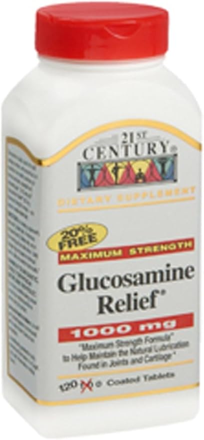 21st Century Glucosamine Relief® 1000mg Tablets, 120 Count