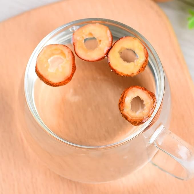 Premium Seedless Dried Hawthorn 160g（5.64oz） Nature Sun-Dried Hawthorn,shanzha Herbal Tea Hawthorn Fruit Tea 山楂干 无硫山楂片