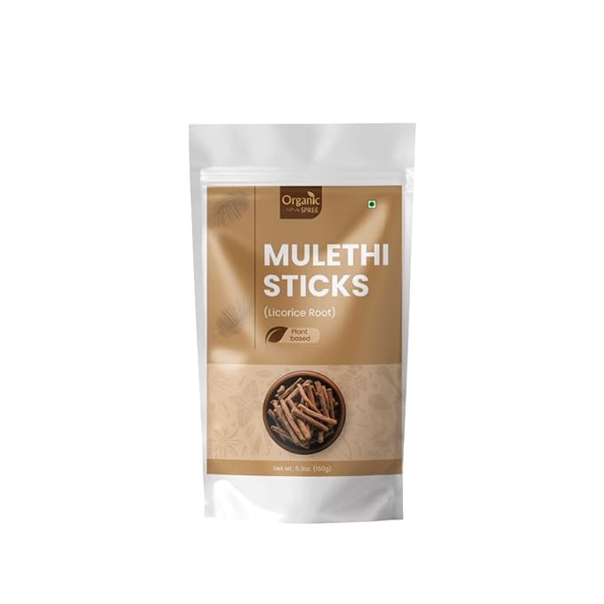Licorice - Mulethi Sticks - 5.3oz (150gm) Pure and Natural Yashtimadhu - Jethimadh 150gm