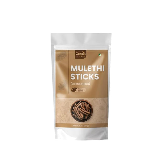 Licorice - Mulethi Sticks - 5.3oz (150gm) Pure and Natural Yashtimadhu - Jethimadh 150gm