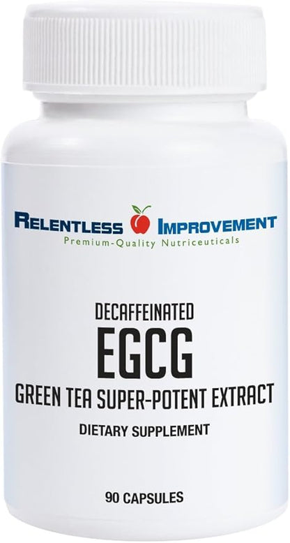 EGCG Green Tea Extract 90 Capsules 670mg Extract Per Capsule Standardized to 98%+Polyphenols 60% EgCG Very Low Caffeine