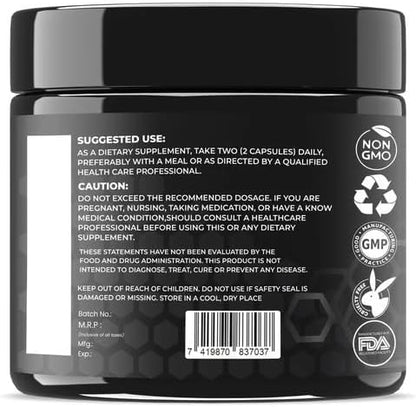 Curcumin Supplement 1105mg,with 95% Curcuminoids, Ginger & Piperine – Vegan, 90 Capsules