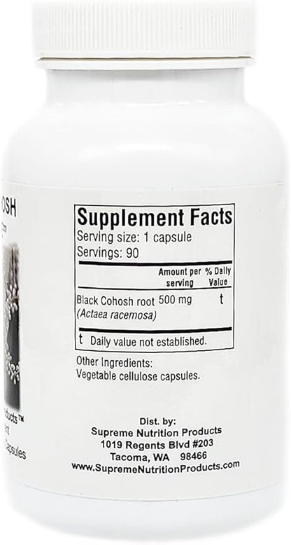 Supreme Nutrition Black Cohosh Supreme, 90 Pure Vegetarian Capsules