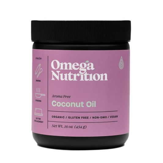 Omega Nutrition Coconut Oil, 454-Grams