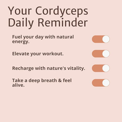 Magic Doze Cordyceps Mushroom Capsules - 60 Vegan Capsules, Herbal Supplement for Dietary Use