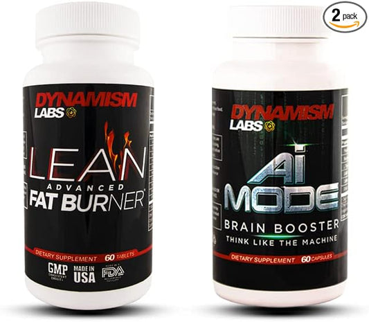 DynamismLabs Peak Performance Bundle - Lean Advanced Fat Burner and AI Brain Booster