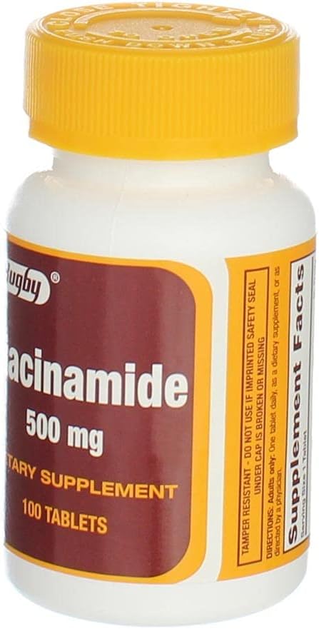 RUGBY LABORATORIES Niacinamide 500 Milligrams 100 Tabs