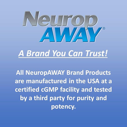 NeuropAWAY Elements N-Acetyl-L-Carnosine 600mg 60CT Acid Resistant Capsules Third Party Tested Manufactured in a CGMP Facility