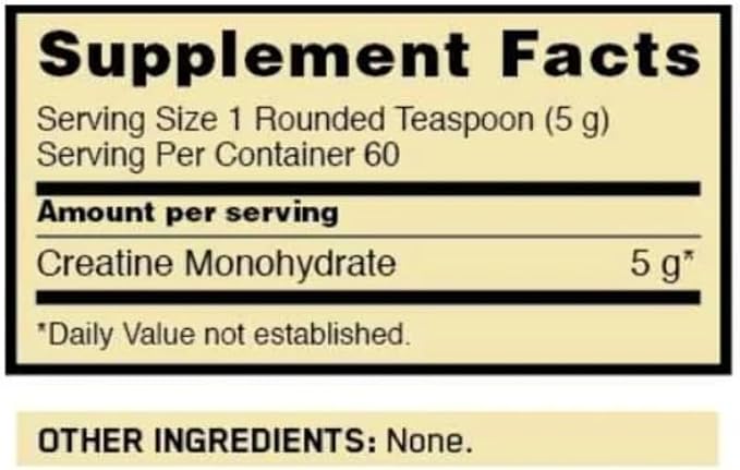 Optimum Nutrition Creatine Powder, Unflavored, 600 Gram