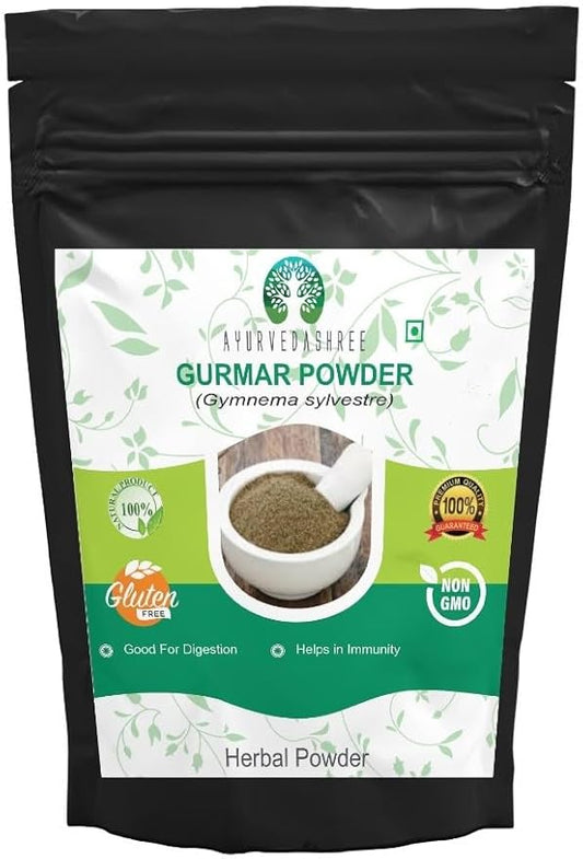 Gymnema Sylvestre Leaf Powder 200 Gm I Gurmar Powder I Non GMO I Gluten-Free, Vegetarian