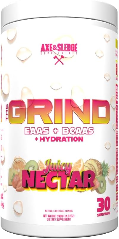 The Grind Essential Amino Acids, Branched Chain Amino Acids, 30 Servings (Juicy Nectar V2)