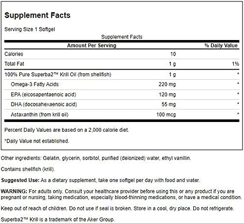 Swanson EFA Krill Oil-MAX STR 1 G 30 SGELS