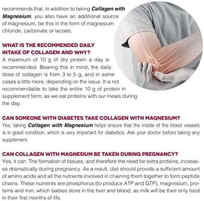 2 Pack - Ana Maria LaJusticia Collagen with Magnesium - 180 Tablets. Skin Rejuvenation, Nervous System Support, Bone and Teeth Health
