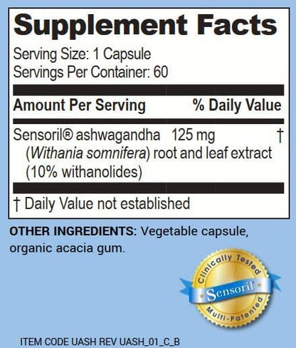 Life Enhancement | 600 mg Ashwagandha Root Extract | 60 Servings