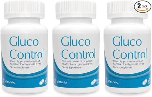 Dr. T Gluco Control Dietary Supplement - Garcinia Cambogia, Gymnema Sylvestre, White Kidney Bean Extract, Green Tea - 60 Capsules (3)