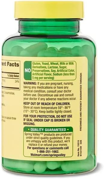 Spring Valley - Magnesium Citrate 100 mg, Rapid-Release, 100 Capsules