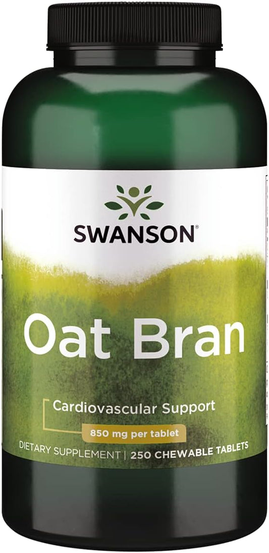 Swanson Oat Bran 850 Milligrams 250 Chwbls