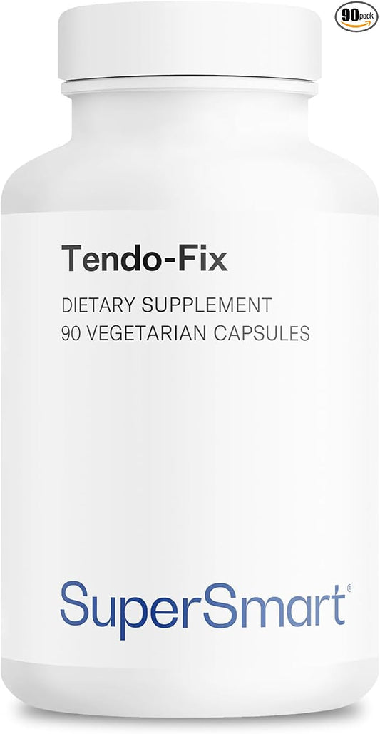 Supersmart - Tendo-Fix 750 mg Per Day - Increases Joint Mobility with Collagen | Non-GMO & Gluten Free - 90 Vegetarian Capsules