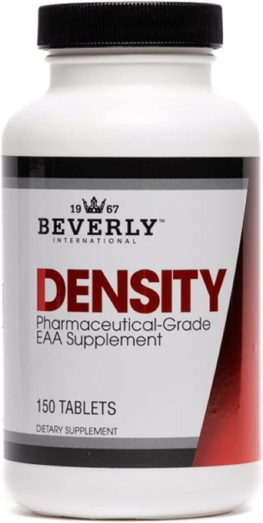 Beverly International Density, 150 Tablets. Essential Amino Acids (EAAs). Boost Your Body's EAAs and Build Muscle Easier with Density. Complete and Balanced Formula. Unlock Your Vegan Potential